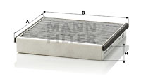 Raitisilmasuodatin MANN-FILTER CUK 1931-2