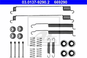 Tarvikesarja, jarrukengät, Taka-akseli, NISSAN NAVARA, NAVARA Flak/chassi, PATHFINDER II, PICK UP, 44090-37G10