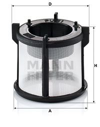 Polttoainesuodatin MANN-FILTER PU 51 x