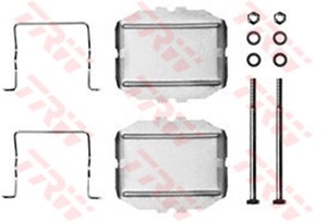 Tarvikesarja, jarrupala, Taka-akseli, CITROËN BX, BX Break, CX I, CX II, XANTIA, XANTIA Break, XM, XM Break, 95710530