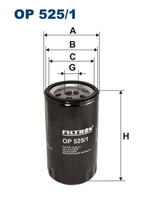 Öljynsuodatin FILTRON OP 525/1