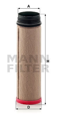 Toisioilmasuodatin MANN-FILTER CF 1280