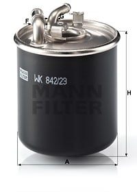 Polttoainesuodatin MANN-FILTER WK 842/23 x
