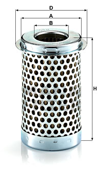 Suodatin, työhydrauliikka MANN-FILTER H 65
