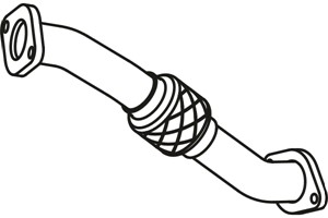 Pakoputki, Edessä, HYUNDAI i20, 28610-4P100