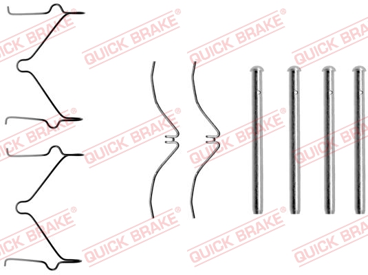 Tarvikesarja, jarrupala QUICK BRAKE 109-1124