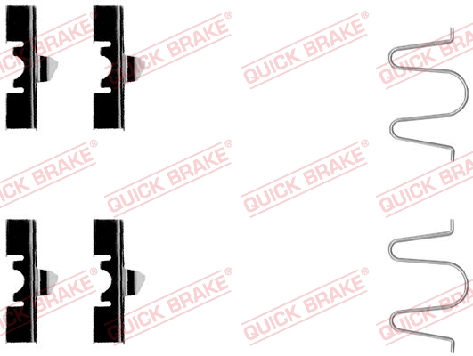 Tarvikesarja, jarrupala QUICK BRAKE 109-1170