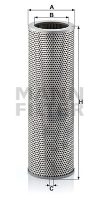 Suodatin, työhydrauliikka MANN-FILTER H 1376