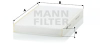 Raitisilmasuodatin MANN-FILTER CU 2952