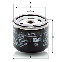 Polttoainesuodatin MANN-FILTER WK 78