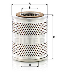Suodatin, työhydrauliikka MANN-FILTER H 1263/1 x