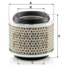 Ilmansuodatin MANN-FILTER C 1112/7