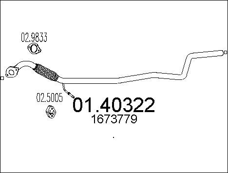 Pakoputki MTS 01.40322