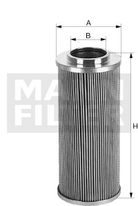 Suodatin, työhydrauliikka MANN-FILTER HD 6002