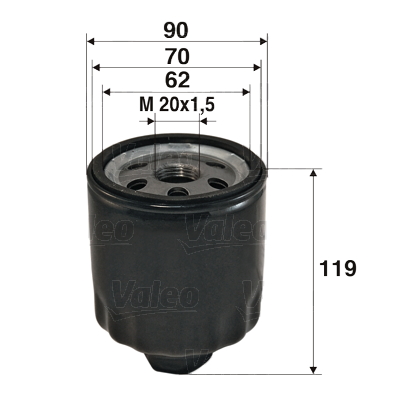 Öljynsuodatin VALEO 586020