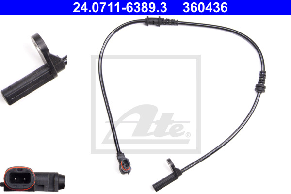 ABS-anturi ATE 24.0711-6389.3