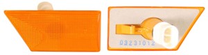 Vilkkuvalo, Asennus sivulle, Vasen, OPEL SIGNUM Halvkombi, VECTRA C, VECTRA C GTS, VECTRA C Kombi, VAUXHALL VECTRA Mk II, 1226099, 93171