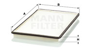 Raitisilmasuodatin MANN-FILTER CU 3032