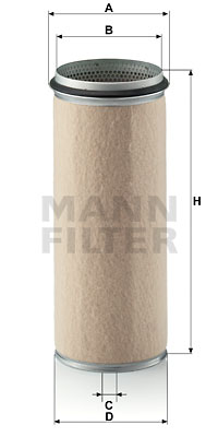 Toisioilmasuodatin MANN-FILTER CF 1610