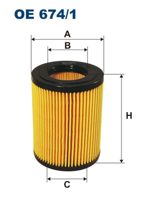 Öljynsuodatin FILTRON OE 674/1