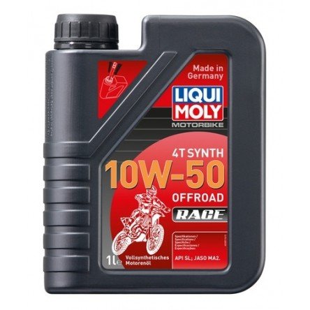 Moottoriöljy LIQUI MOLY MOTORBIKE 4T SYNTH OFFROAD RACE 10W50 1L