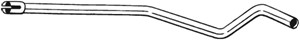 Pakoputki, Keskellä, OPEL ASTRA H, ASTRA H GTC, ASTRA H Halvkombi Classic, VAUXHALL ASTRA Mk V, 13220389, 5854367