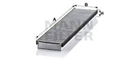 Raitisilmasuodatin MANN-FILTER CUK 5257