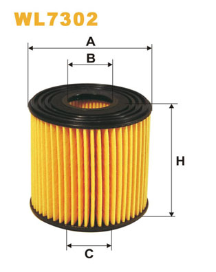 Öljynsuodatin WIX FILTERS WL7302
