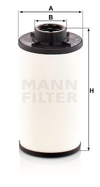 Hydrauliikkasuodatin, automaattivaihteisto MANN-FILTER H 6003 z