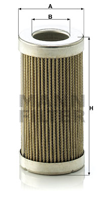 Suodatin, työhydrauliikka MANN-FILTER HD 57/5