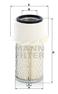Ilmansuodatin MANN-FILTER C 934 x