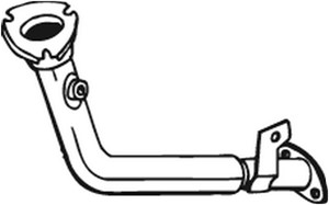 Pakoputki, Edessä, PEUGEOT 206 Halvkombi, 1705CA, 1705Z3