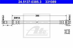 Jarruletku, Etuakseli, Taka-akseli, MERCEDES-BENZ,VW, 2E0 611 707 A, 2E0 611 807 B, 906 428 05 35, 906 428 12 35, 907 428 26 00, A 906 4