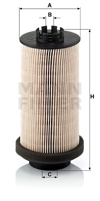 Polttoainesuodatin MANN-FILTER PU 999/1 x