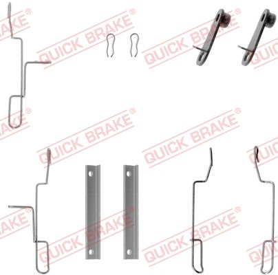 Tarvikesarja, jarrupala QUICK BRAKE 109-1188