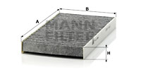 Raitisilmasuodatin MANN-FILTER CUK 2956