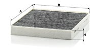 Raitisilmasuodatin MANN-FILTER CUK 2252
