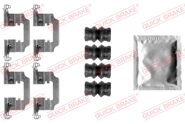 Tarvikesarja, jarrupala QUICK BRAKE 109-0008