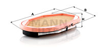 Toisioilmasuodatin MANN-FILTER CF 2944