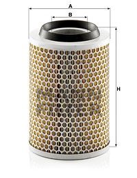 Ilmansuodatin, MERCEDES-BENZ MB Buss [W631], MB Flak/chassi [631], MB Skåp [W631], 631 094 01 04, A 631 094 01 04