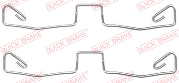 Tarvikesarja, jarrupala QUICK BRAKE 109-1633