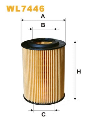 Öljynsuodatin WIX FILTERS WL7446