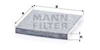 Raitisilmasuodatin MANN-FILTER CUK 22 021