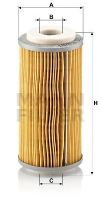 Polttoainesuodatin MANN-FILTER H 822/1 x