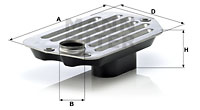 Hydrauliikkasuodatin, automaattivaihteisto MANN-FILTER H 2120 x KIT