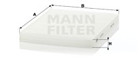 Raitisilmasuodatin MANN-FILTER CU 23 010