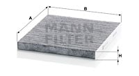 Raitisilmasuodatin MANN-FILTER CUK 23 009