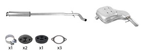 Pakoputki, VOLVO V70 II, 30652229, 30919995, 6842636, 8638532, 8684280, 9179056, 9186408, 9979238