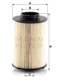 Polttoainesuodatin MANN-FILTER PU 10 020 x