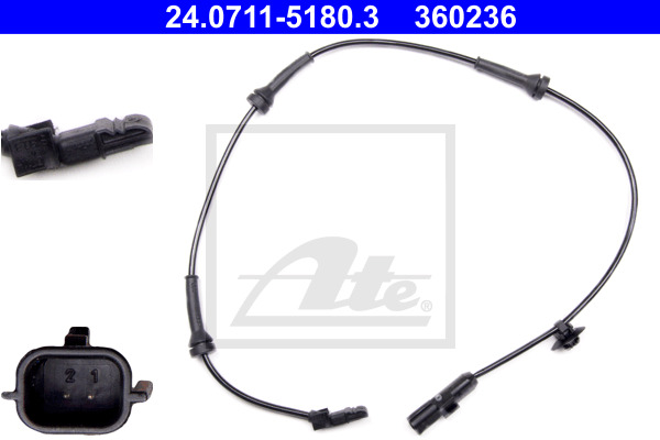 ABS-anturi ATE 24.0711-5180.3